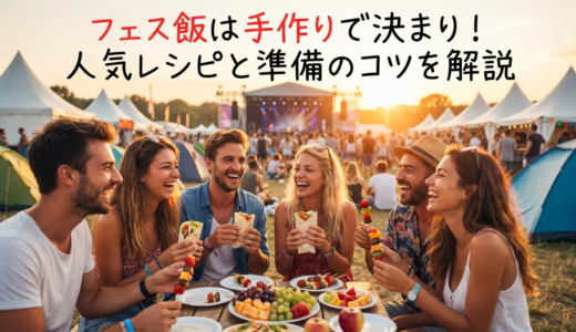 フェス飯は手作りで決まり！人気レシピと準備のコツを解説。