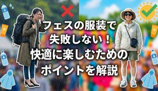 フェスの服装で失敗しない！快適に楽しむためのポイントを解説