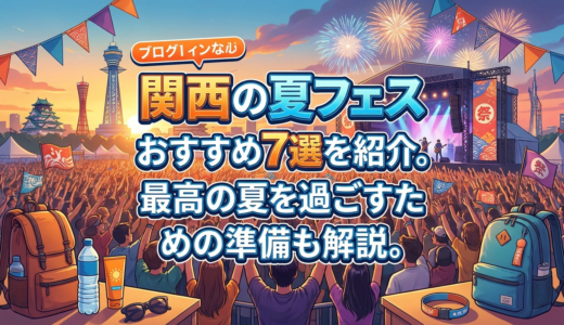 関西の夏フェスおすすめ7選を紹介。最高の夏を過ごすための準備も解説。