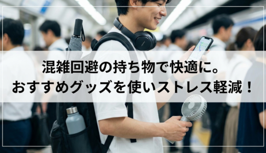 混雑回避の持ち物で快適に。おすすめグッズを使いストレス軽減！