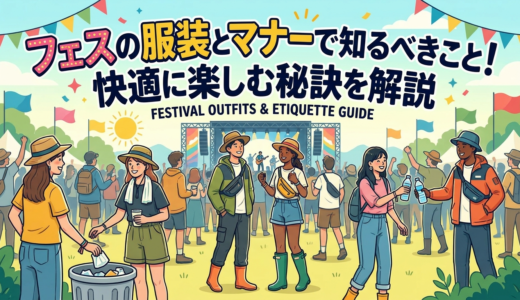 フェスの服装とマナーで知るべきこと！快適に楽しむ秘訣を解説