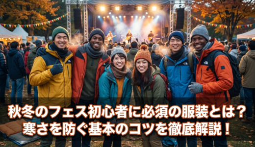 秋冬のフェス初心者に必須の服装とは？寒さを防ぐ基本のコツを徹底解説！